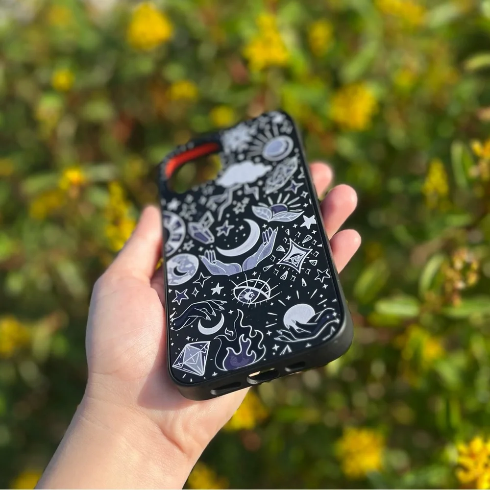 Casetify Black & White Celestial iPhone 13 Case